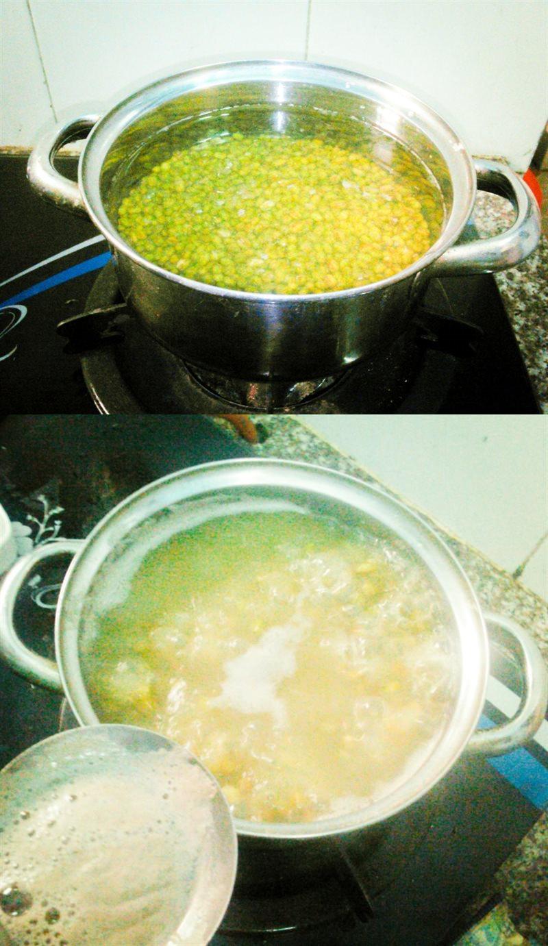 Cách nấu chè đậu xanh rong biển