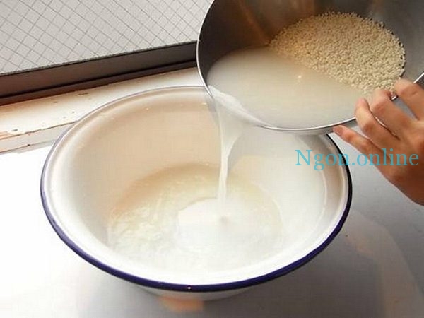 công dụng của nước vo gạo